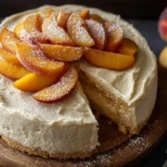 Easy 30 Minute Peach Cream Cheese Cake Quick Peach Cream Cheese Dessert Recipe Best Peach Cream Cheese Cake Under 30 Minut...