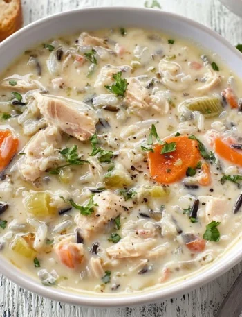 Easy Creamy Chicken Rice Soup Recipe Best Quick Chicken Rice Soup Low Fat Creamy Chicken Rice Soup Homemade Creamy Chicken...