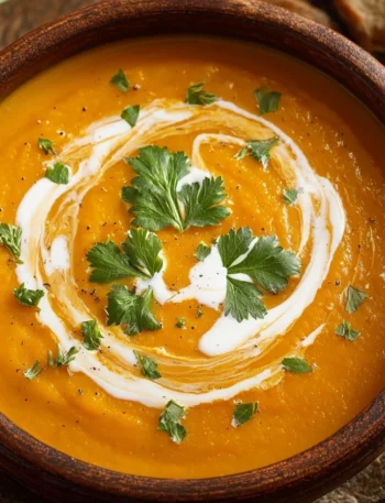 Easy Curried Sweet Potato Soup Recipe Homemade Sweet Potato Curry Soup Best Vegan Sweet Potato Soup Simple Curried Sweet P...