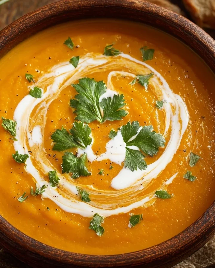 Easy Curried Sweet Potato Soup Recipe Homemade Sweet Potato Curry Soup Best Vegan Sweet Potato Soup Simple Curried Sweet P...