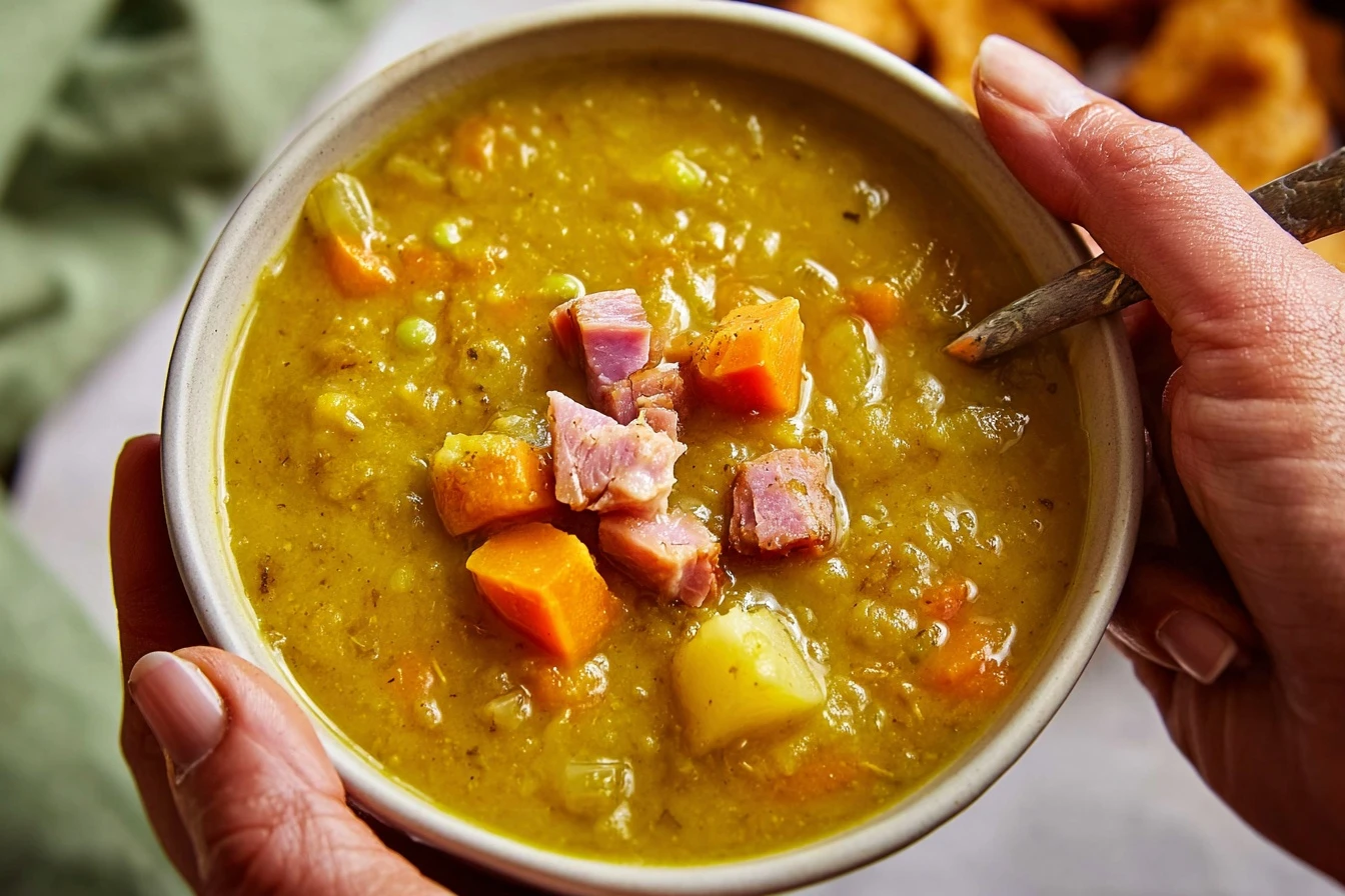 Easy Homemade Split Pea Soup Recipe Best Split Pea Soup Ingredients Split Pea Soup Cooking Time Healthy Split Pea Soup Ben...