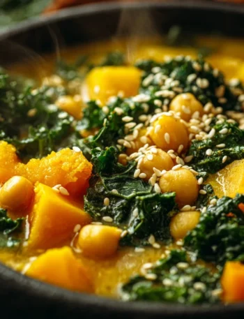 Easy Kabocha Chickpea Miso Soup Recipe One-pot Kabocha Soup For Dinner Quick Vegan Miso Soup With Chickpeas Best One-pot K...