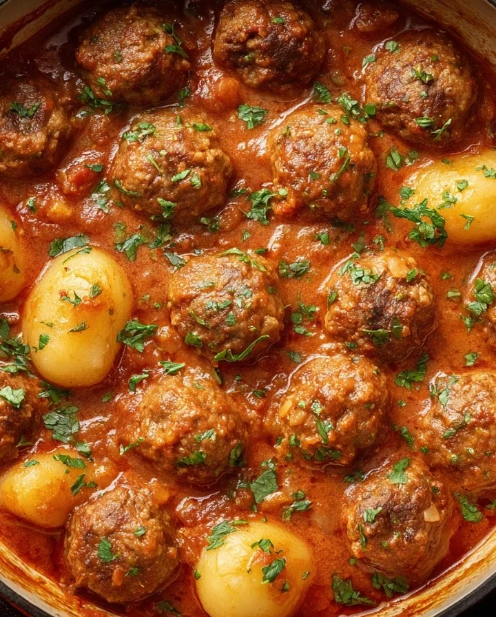 Easy One Pot Creamy Meatballs Gnocchi Recipe Best Quick Meatballs With Gnocchi Dinner Low Prep Creamy Gnocchi Meatball Dis...