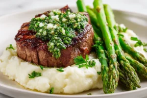 Healthy Keto Chimichurri Steak Dinner in Just 20 Mins