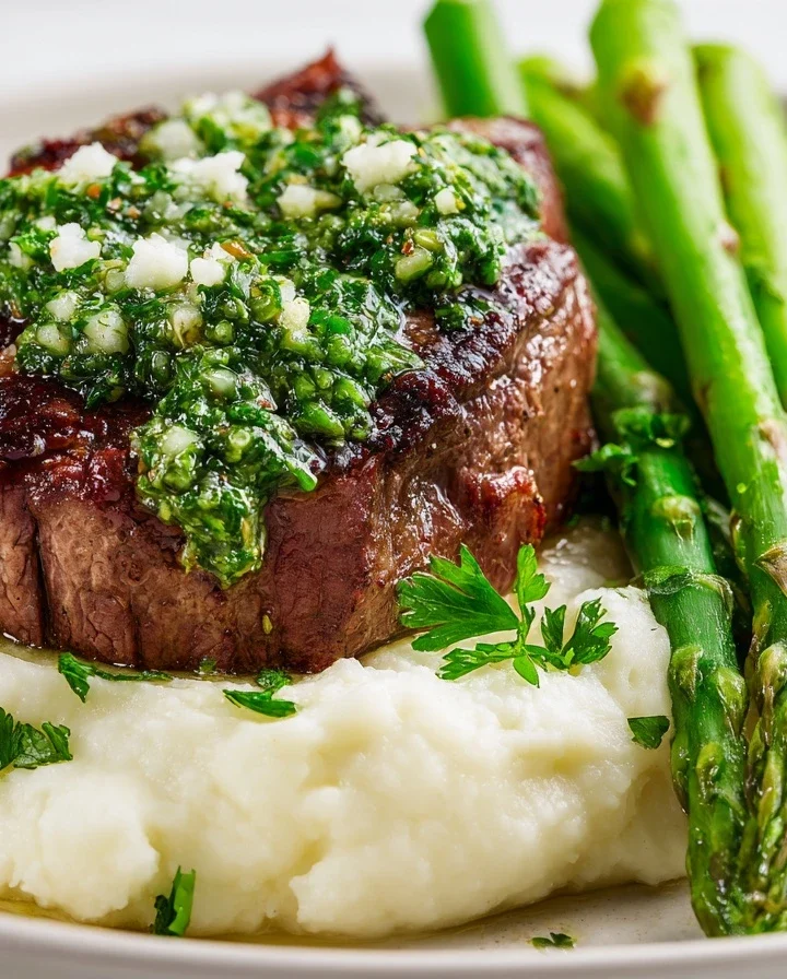 Quick Keto Chimichurri Steak Recipe Easy 20 Minute Keto Steak Dinner Healthy Keto Steak With Chimichurri Sauce Low Carb Ch...