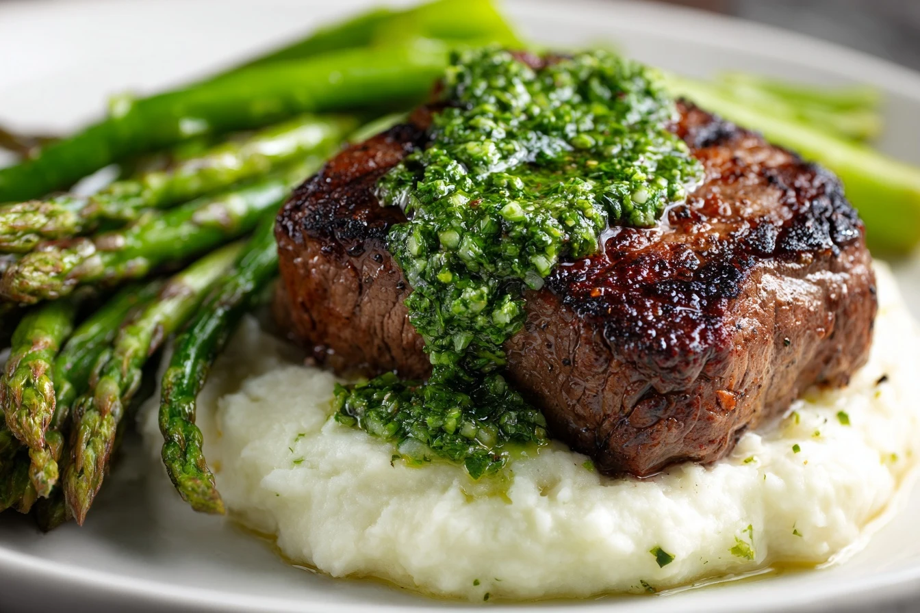 Quick Keto Chimichurri Steak Recipe Easy 20 Minute Keto Steak Dinner Healthy Keto Steak With Chimichurri Sauce Low Carb Ch...