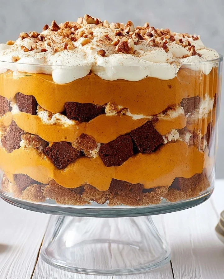 Quick Pumpkin Trifle Recipe Easy 20-minute Pumpkin Dessert Best Quick Trifle Recipes Pumpkin Trifle Delight In 20 Minutes ...