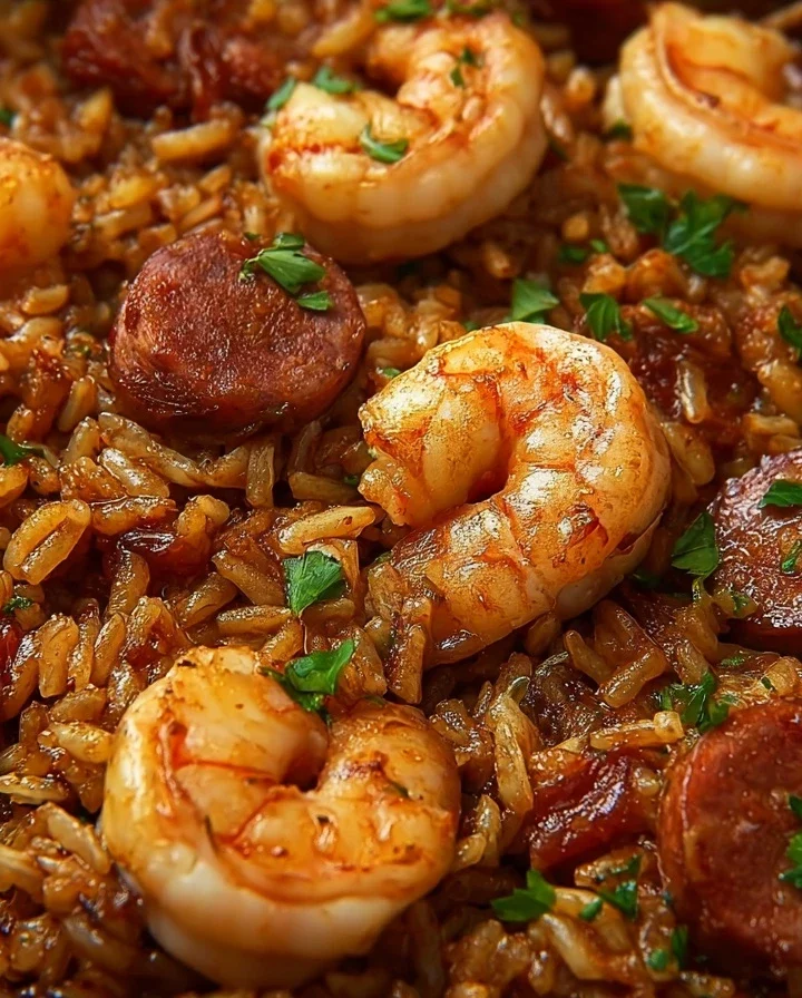 30-minute Cajun Dirty Rice Recipe Easy Shrimp And Sausage Dirty Rice Quick Cajun Rice With Shrimp Healthy Sausage And Shri...