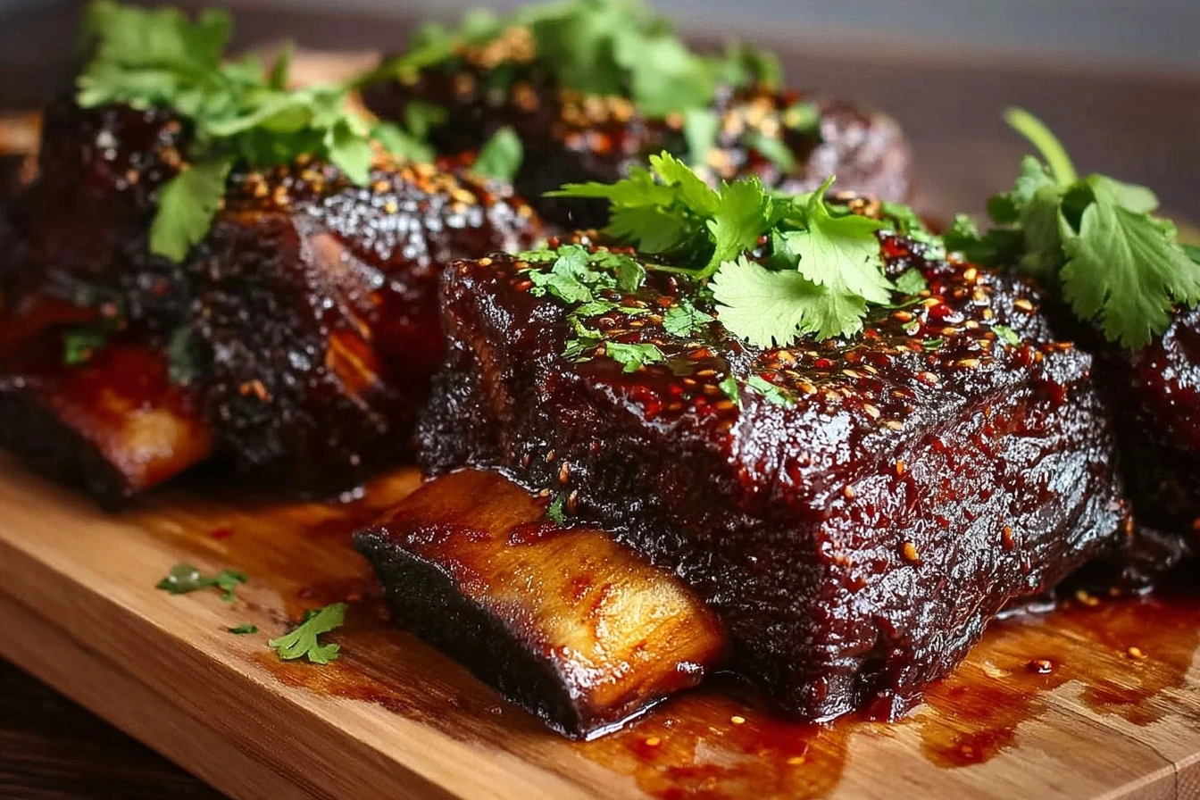 Asian Beef Short Ribs Slow Cooker Recipe Caramelized Beef Ribs Cooking Tips Best Slow Roast Short Ribs Asian Style Low And...