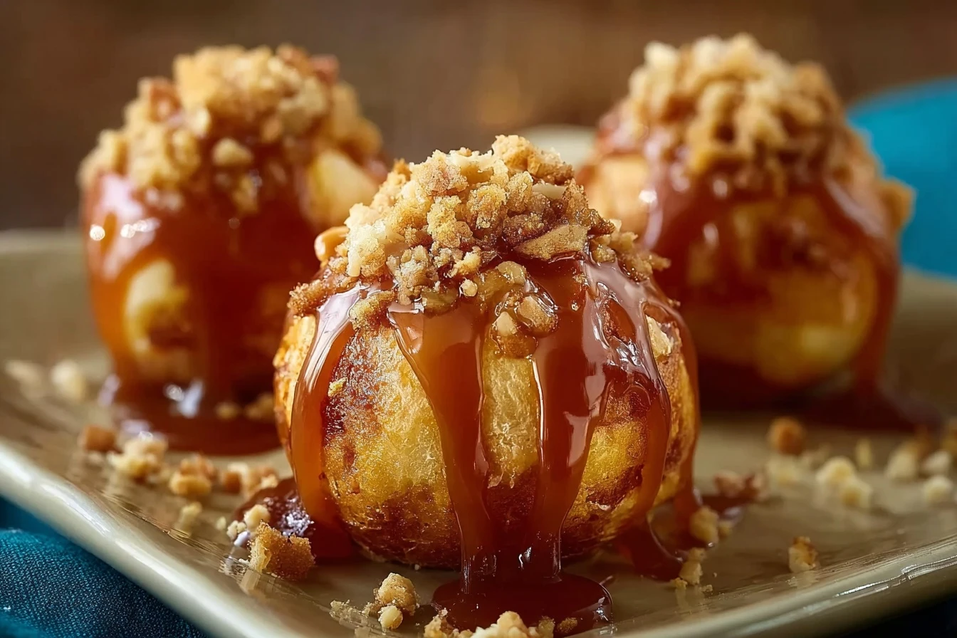 Best Apple Caramel Bombs Recipe Easy Melt In Mouth Apple Bombs Homemade Caramel Apple Dessert Bombs Low Calorie Apple Cara...