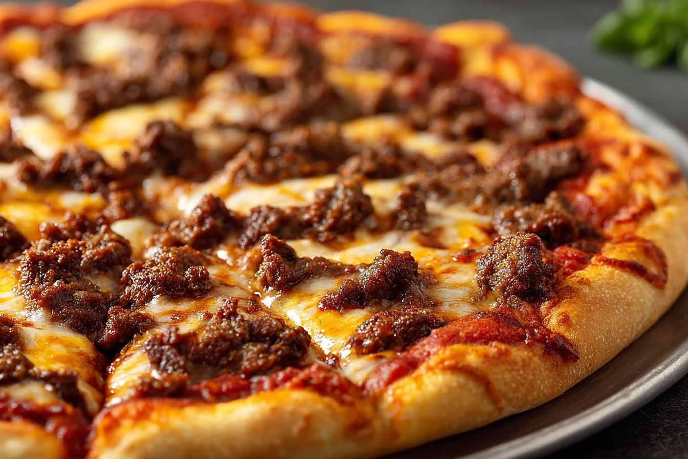 Quick & Easy Beef Pizza: A 10-Minute Miracle