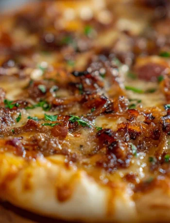 Best Caramelized Onion Bacon Pizza Recipe Homemade Caramelized Onion And Bacon Pizza Gluten-free Caramelized Onion Bacon P...