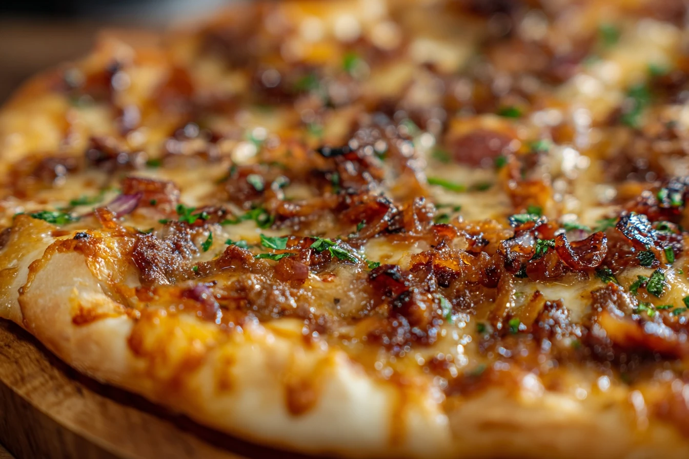 Best Caramelized Onion Bacon Pizza Recipe Homemade Caramelized Onion And Bacon Pizza Gluten-free Caramelized Onion Bacon P...