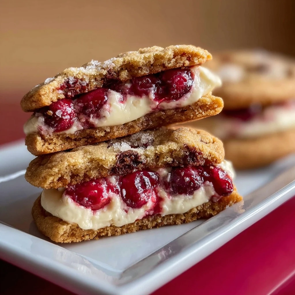 Best Cherry Cheesecake Stuffed Cookies Recipe Homemade Cherry Cheesecake Cookie Recipe Easy Cherry Cheesecake Stuffed Cook...