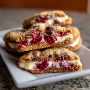 Quick & Easy: Cherry Cheesecake Stuffed Cookies