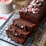 Best Chocolate Peppermint Bread Recipe Easy Chocolate Peppermint Bread Baking Homemade Peppermint Chocolate Loaf Gluten-fr...