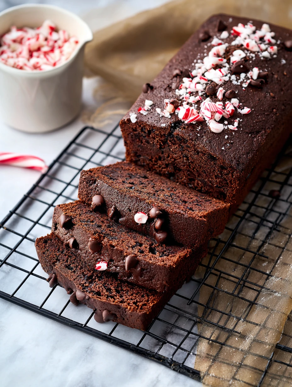 Quick & Easy Chocolate Peppermint Bread in 30 Minutes