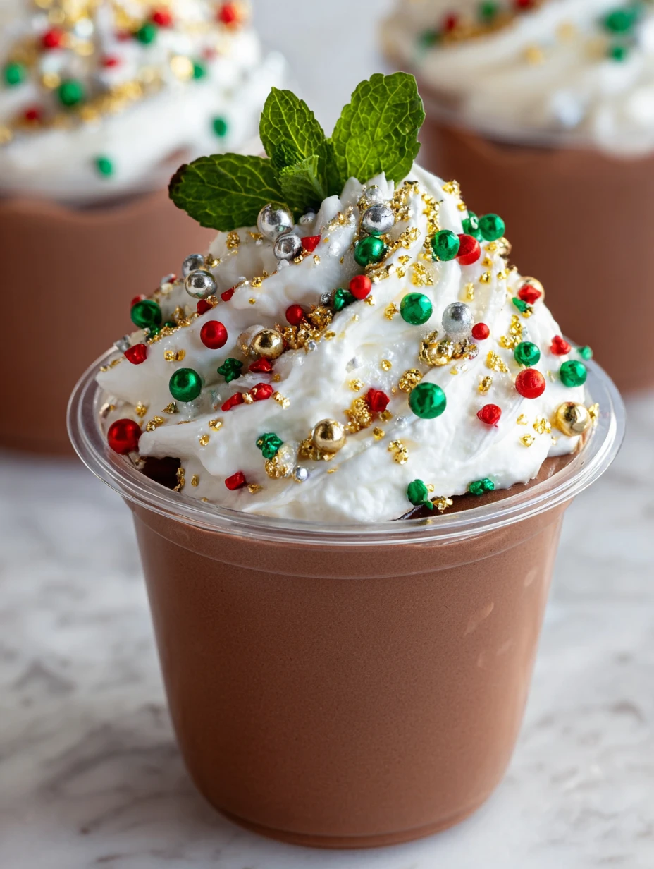 Quick & Decadent: Christmas Chocolate Mousse Cups in 30 Minutes