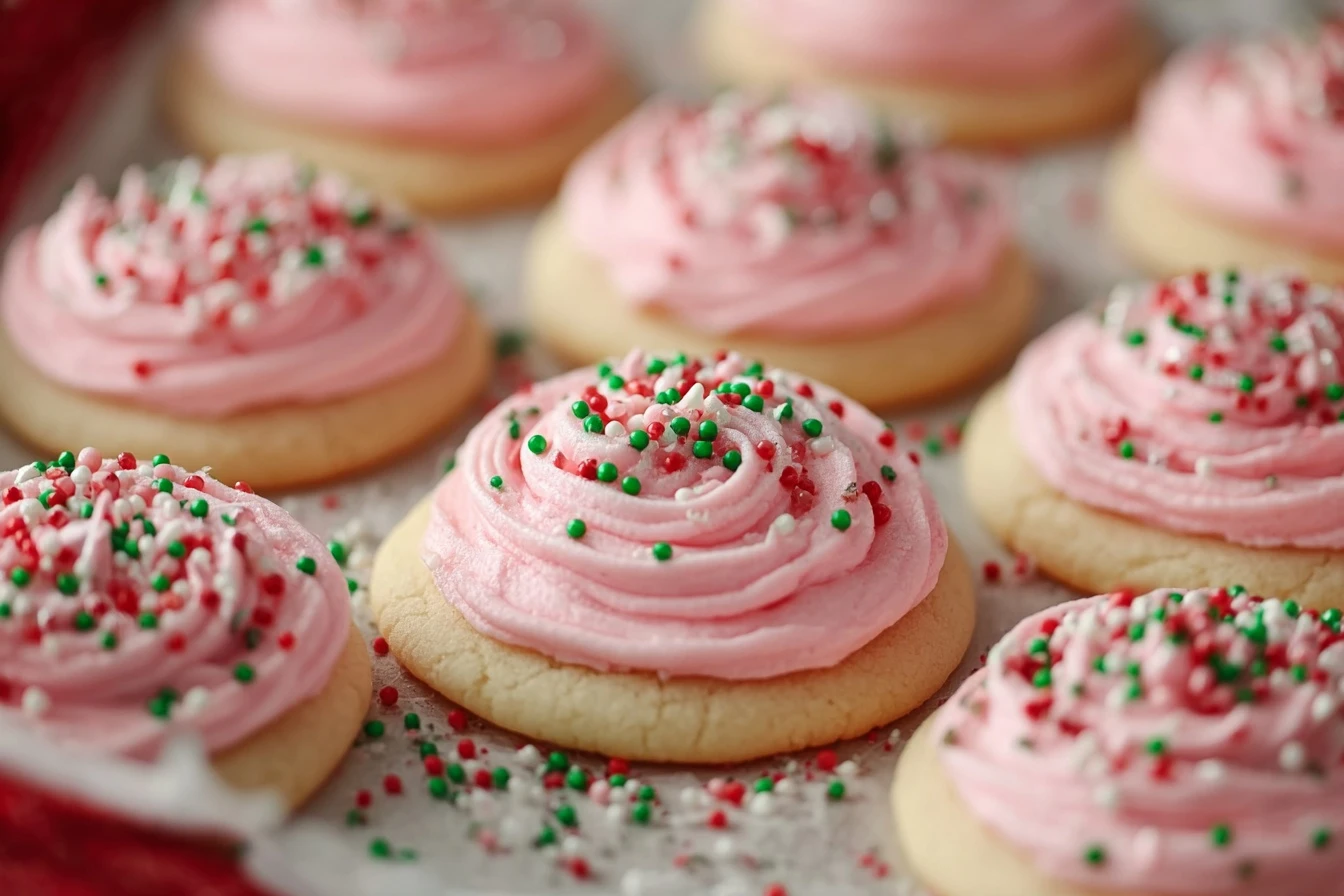 Best Christmas Pink Velvet Cookie Recipe Easy Pink Velvet Cookies For Holidays Homemade Pink Velvet Christmas Cookies Wher...