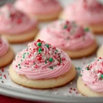 Best Christmas Pink Velvet Cookie Recipe Easy Pink Velvet Cookies For Holidays Homemade Pink Velvet Christmas Cookies Wher...