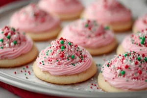 Christmas Pink Velvet Cookie