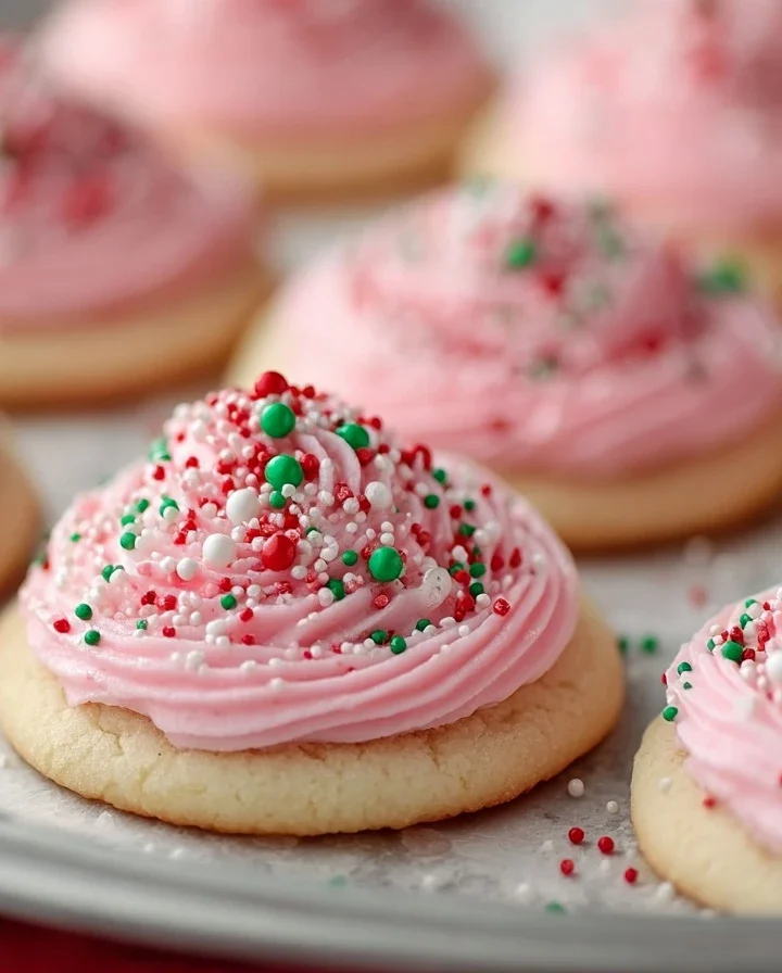 Best Christmas Pink Velvet Cookie Recipe Easy Pink Velvet Cookies For Holidays Homemade Pink Velvet Christmas Cookies Wher...
