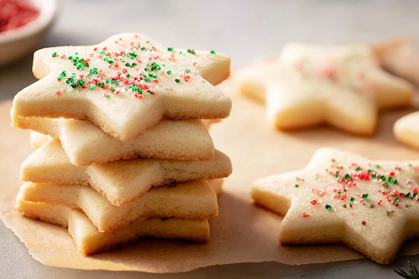 Best Christmas Shortbread Cookie Recipe Easy Christmas Shortbread Cookies For Kids Gluten-free Shortbread Cookies Christma...