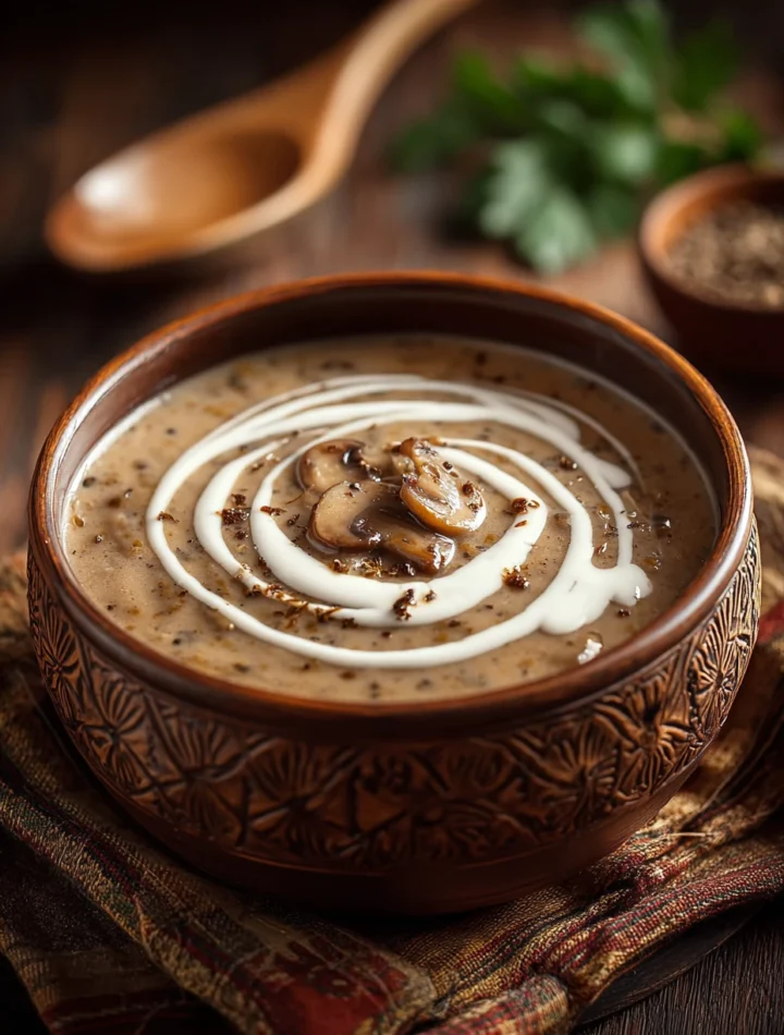 Best Cream Of Mushroom Soup Recipe Homemade Cream Mushroom Soup Healthy Gluten Free Cream Mushroom Soup Dairy Free Cream O...
