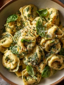 20-Minute Creamy Spinach Tortellini Delight