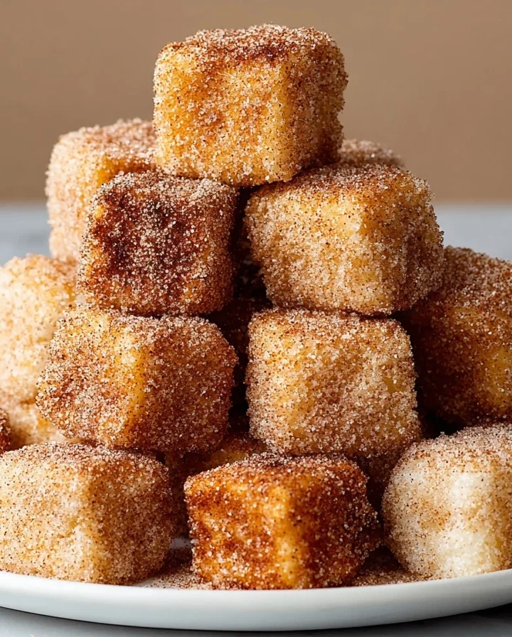 Best Crispy Angel Cake Churro Bites Recipe How To Make Melt-in-your-mouth Churro Bites Angel Cake Churro Bites Cooking Tip...