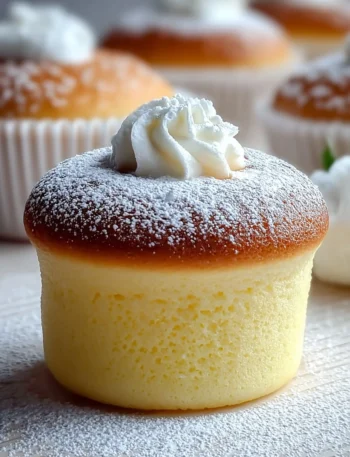 Best Fluffy Japanese Cotton Cheesecake Cupcake Recipe Easy Japanese Cotton Cheesecake Cupcakes Guide How To Make Cotton Ch...