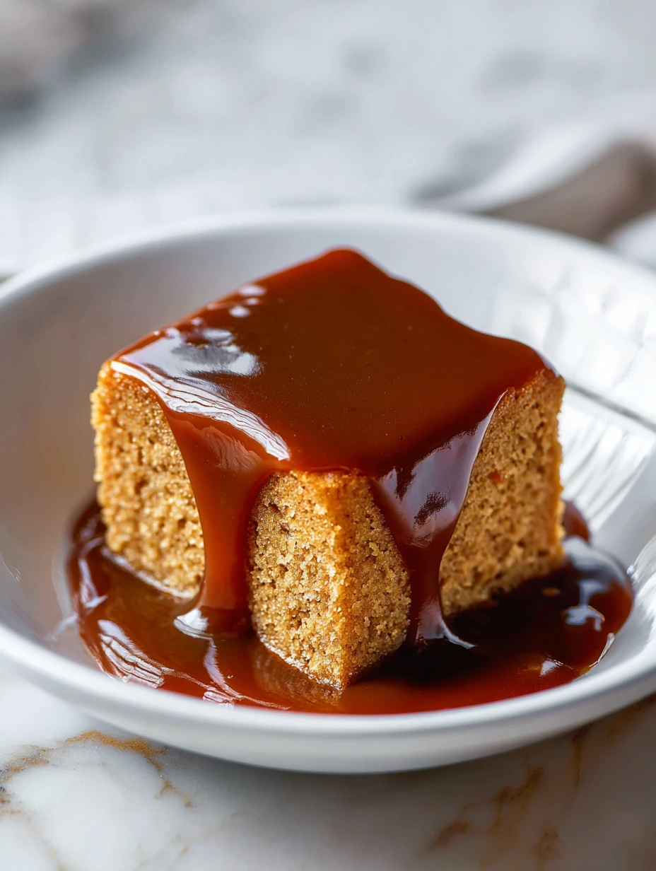 Master Gingerbread Pudding Cake with Toffee Sauce in 30 Minutes