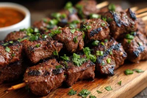 Grilled Beef Skewers: A Flavorful Feast!