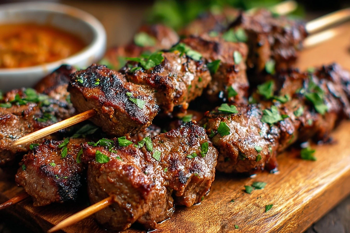 Best Grilled Beef Skewers Recipe Easy Beef Skewer Marinade Ideas Homemade Grilled Beef Skewers Tips Grilled Beef Skewers W...