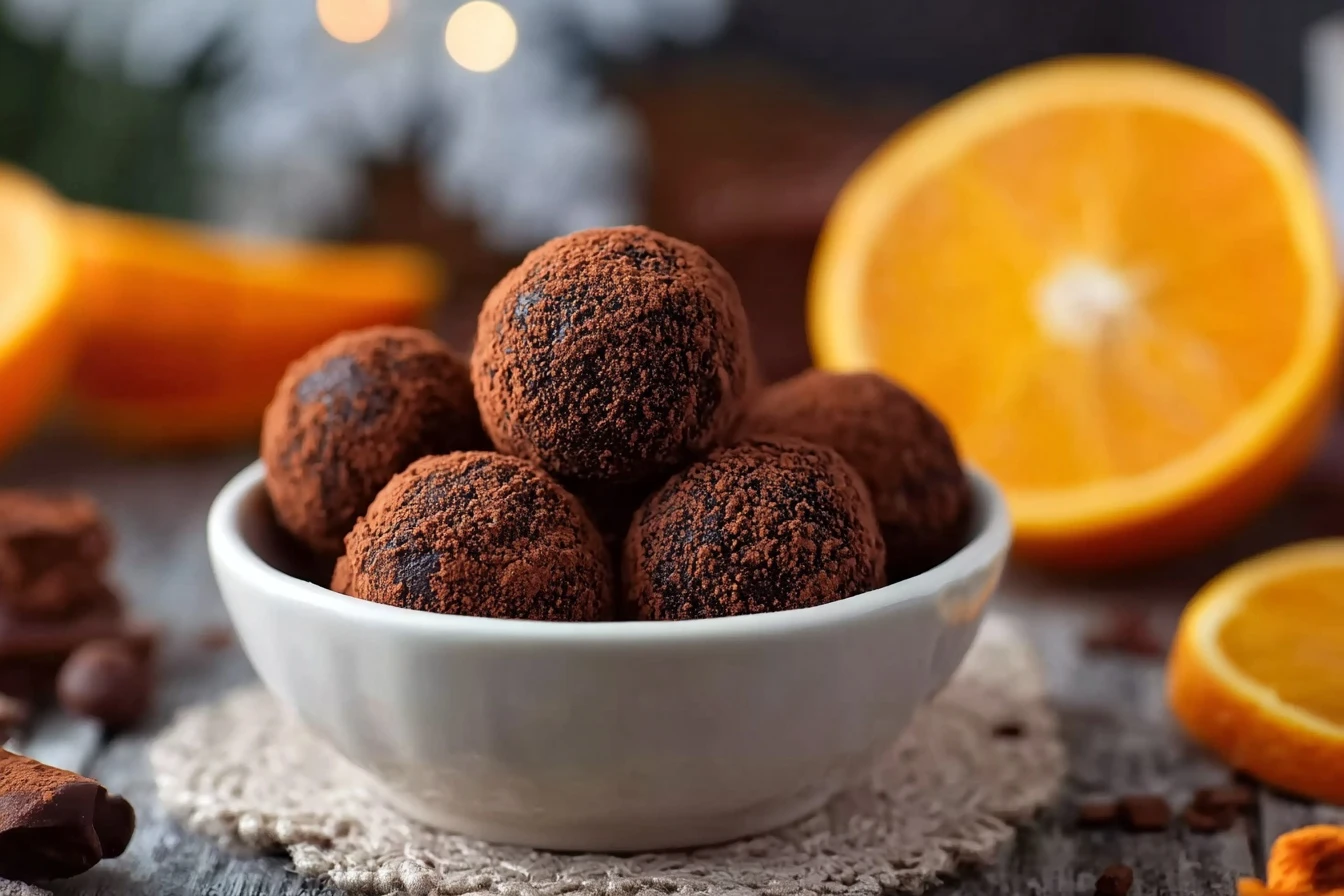 Best Juicy Orange Chocolate Truffles Recipe Buy Orange Infused Chocolate Truffles Online Gourmet Chocolate Truffles With O...