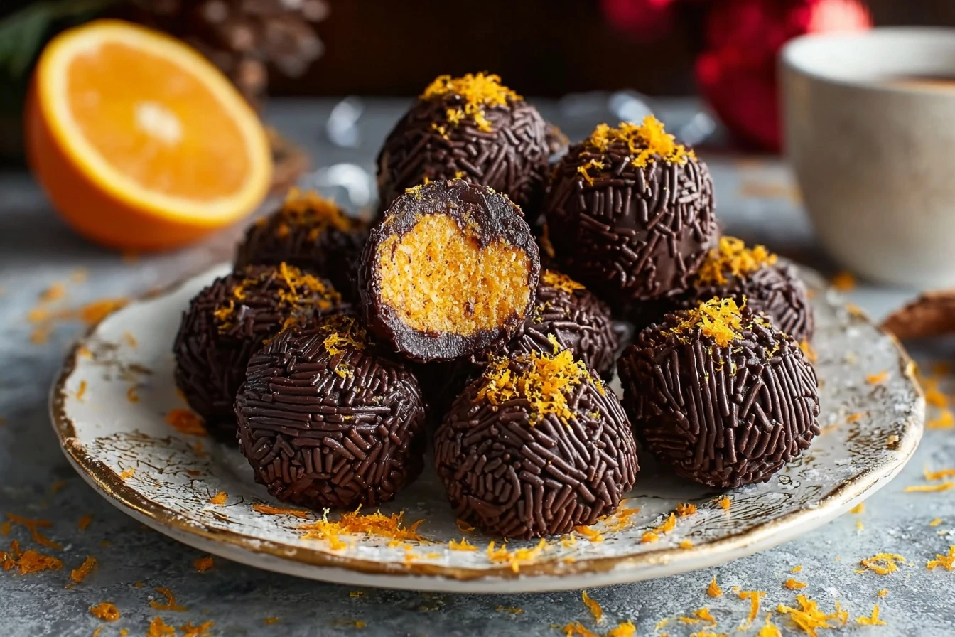 Best Juicy Orange Chocolate Truffles Recipe Where To Buy Orange Chocolate Truffles Orange Infused Chocolate Truffles For C...