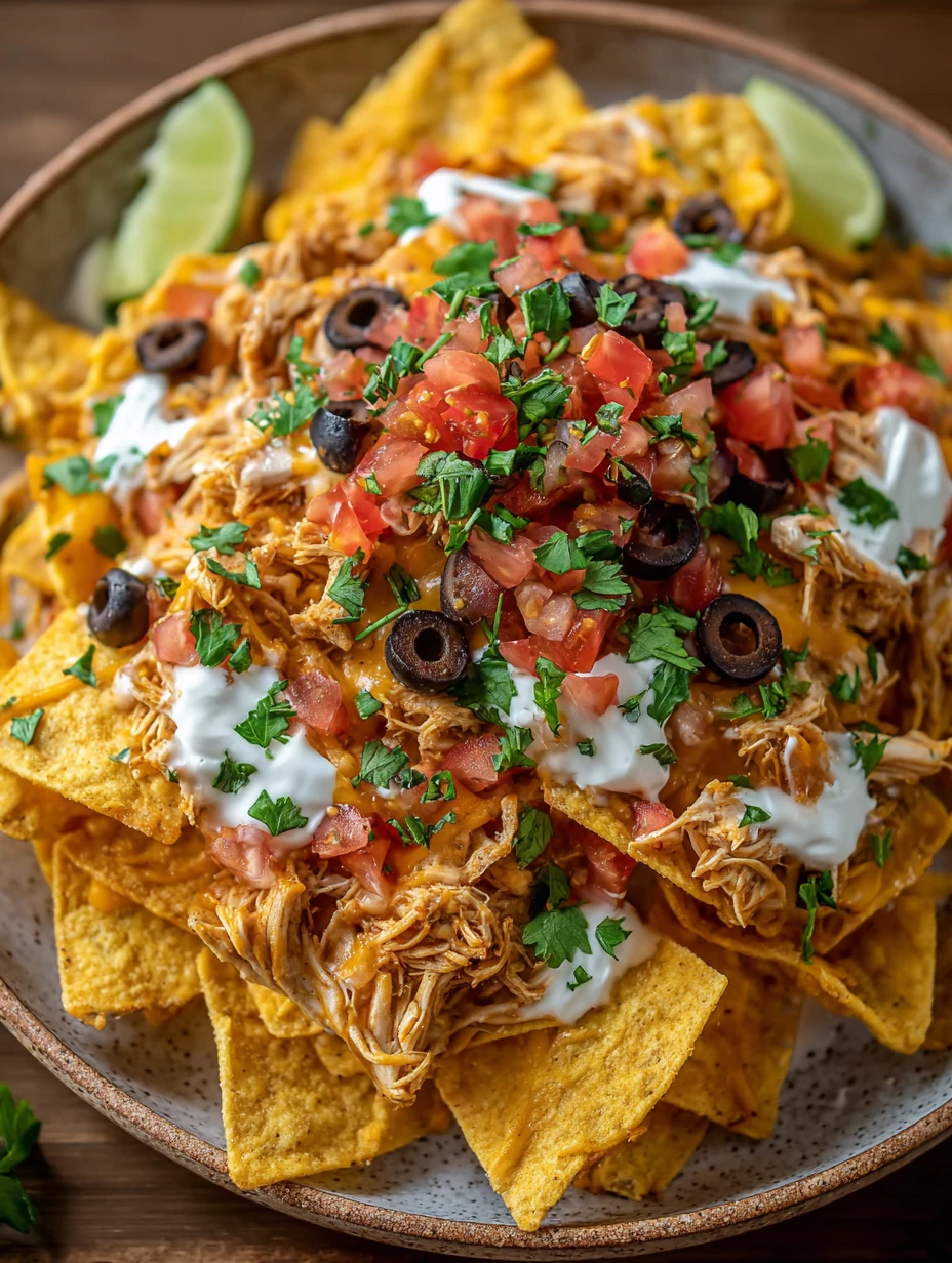 Best Loaded Chicken Nachos Recipe Easy Loaded Chicken Nachos For Party Healthy Loaded Chicken Nachos Ideas Homemade Loaded...
