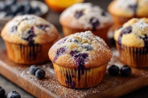 Mini Blueberry and Orange Muffins