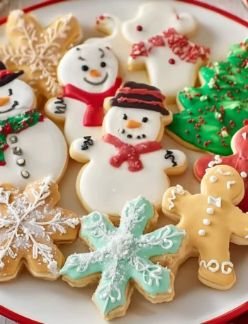 Best No-spread Christmas Sugar Cookies Recipe Homemade No-spread Holiday Cookies Easy No-spread Sugar Cookies For Christma...