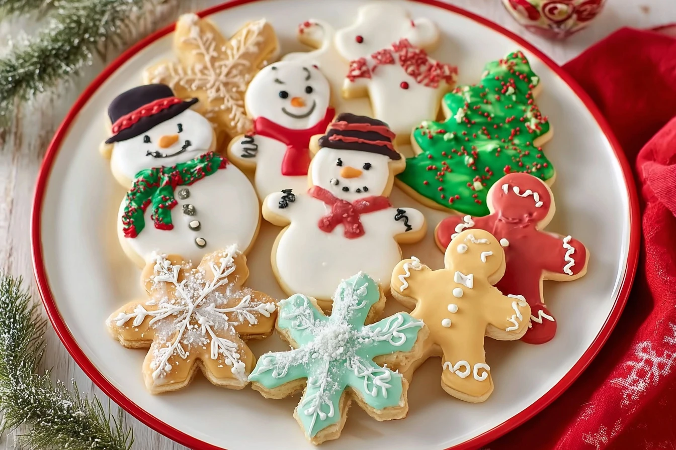 No-Spread Christmas Sugar Cookies