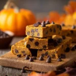Best Pumpkin Chocolate Chip Protein Bars Gluten-free Pumpkin Protein Bars Vegan Pumpkin Chocolate Chip Bars Homemade Pumpk...