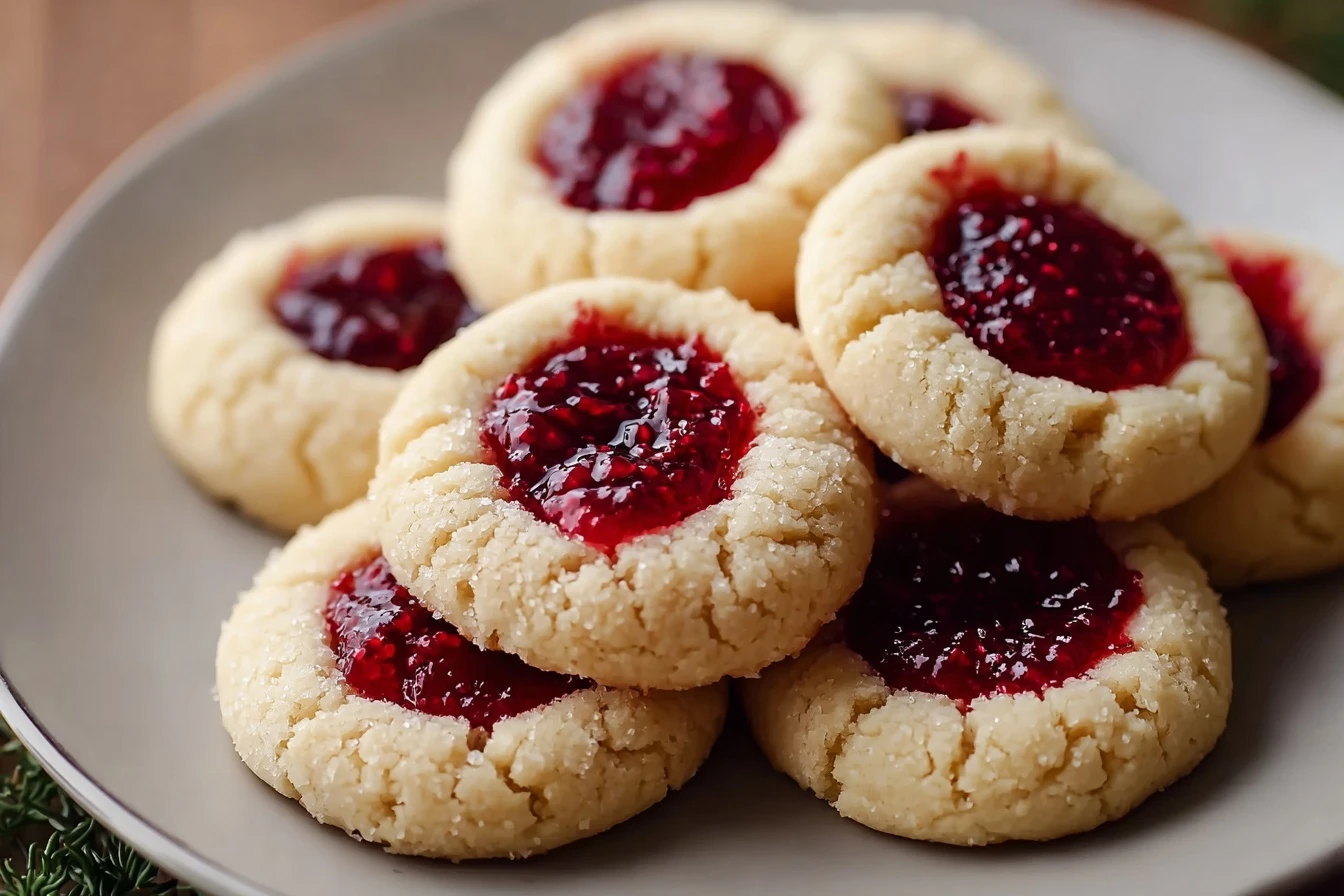 Best Raspberry Thumbprint Cookies Recipe Easy Raspberry Thumbprint Cookies Gluten-free Raspberry Thumbprint Cookies Raspbe...