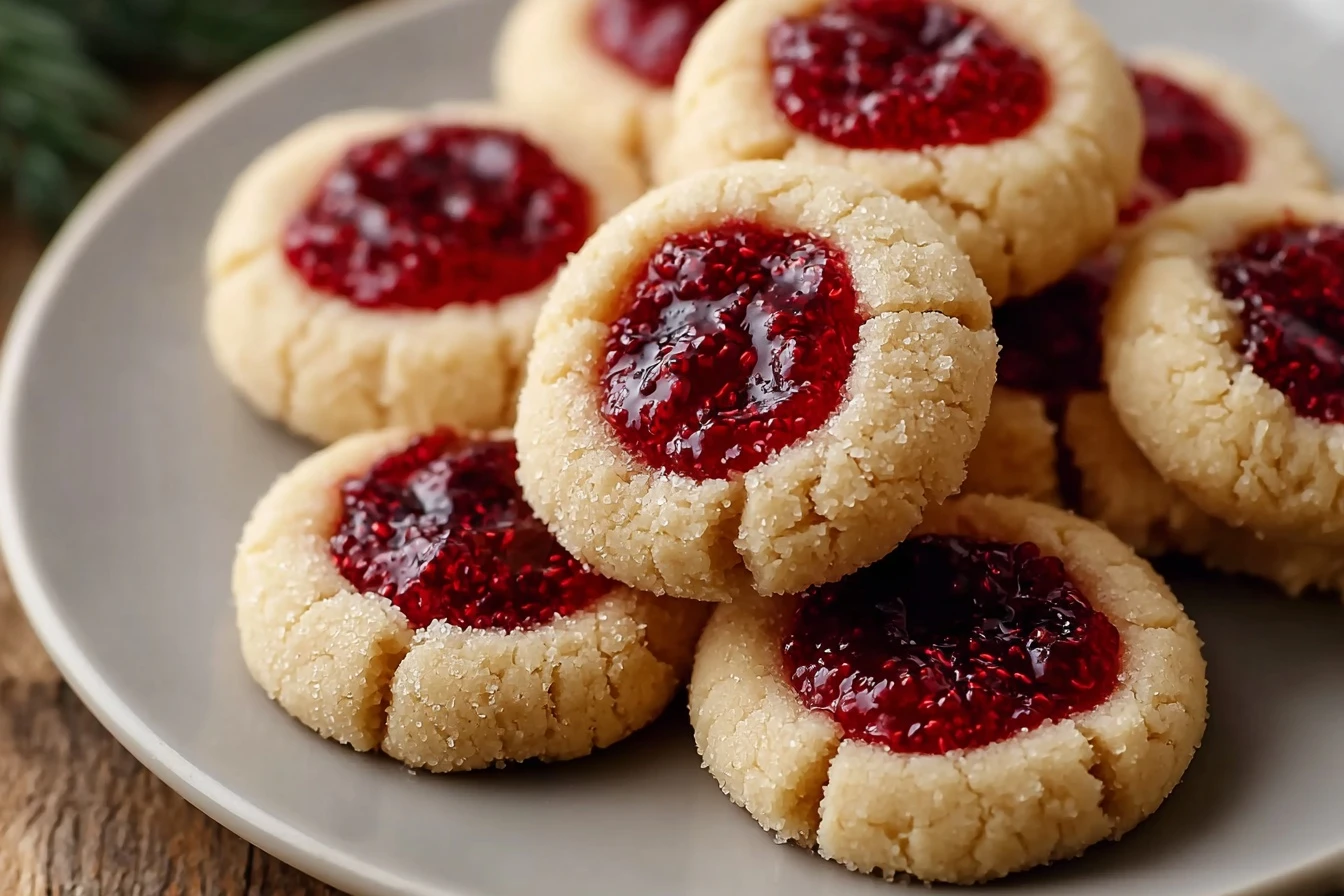 Best Raspberry Thumbprint Cookies Recipe Easy Raspberry Thumbprint Cookies Gluten-free Raspberry Thumbprint Cookies Raspbe...