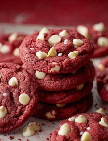 Best Red Velvet Cake Mix Cookie Recipe Easy Red Velvet Cake Mix Cookies Homemade Red Velvet Cake Mix Cookies Gluten Free R...