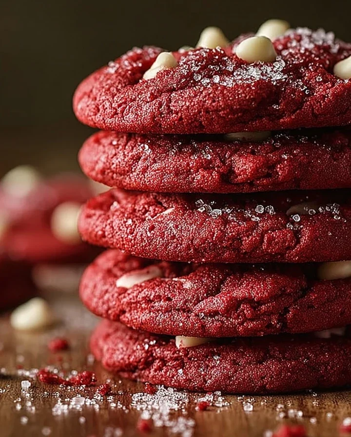 Best Red Velvet Cake Mix Cookie Recipe Easy Red Velvet Cake Mix Cookies Gluten-free Red Velvet Cake Mix Cookies Vegan Red ...