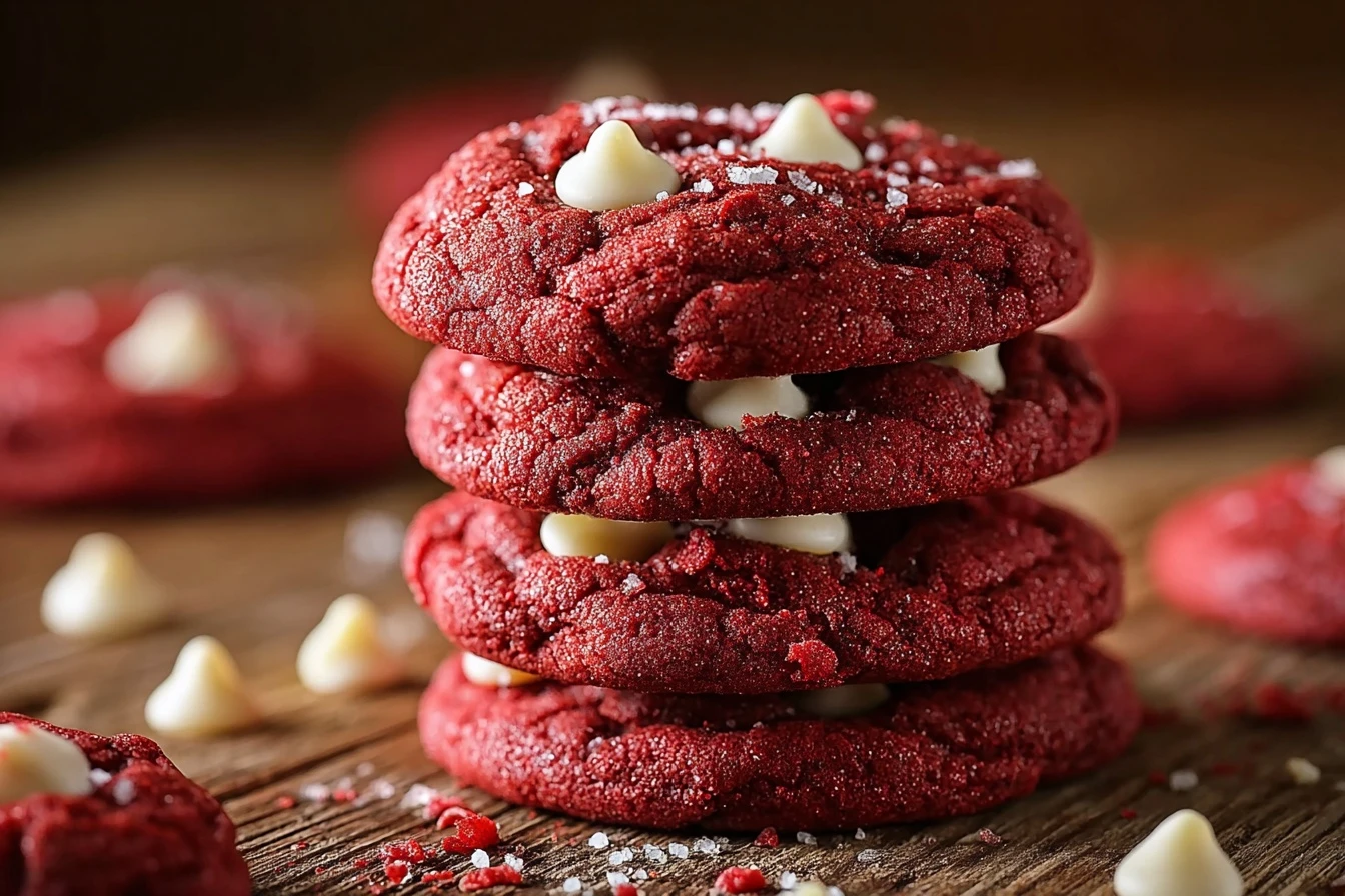 Best Red Velvet Cake Mix Cookie Recipe Easy Red Velvet Cake Mix Cookies Gluten-free Red Velvet Cake Mix Cookies Vegan Red ...