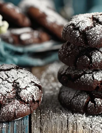 Best Vintage Chocolate Crinkle Cookies Recipe Homemade Old-fashioned Chocolate Crinkle Cookies Buy Vintage Style Chocolate...