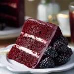 Blackberry Velvet Cake Recipe Homemade Blackberry Velvet Cake Best Blackberry Frosting Recipe How To Make Blackberry Velve...