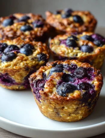 Blueberry Banana Oatmeal Cups Recipe Easy Blueberry Banana Baked Oatmeal Healthy Banana Blueberry Oatmeal Cups Gluten-free...