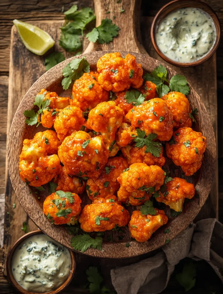 Buffalo Cauliflower Bites Keto Recipe Easy Vegan Buffalo Cauliflower Gluten-free Buffalo Cauliflower Bites Buffalo Caulifl...